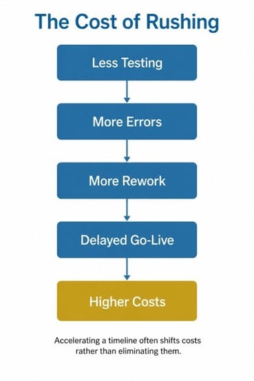 The Cost of Rushing